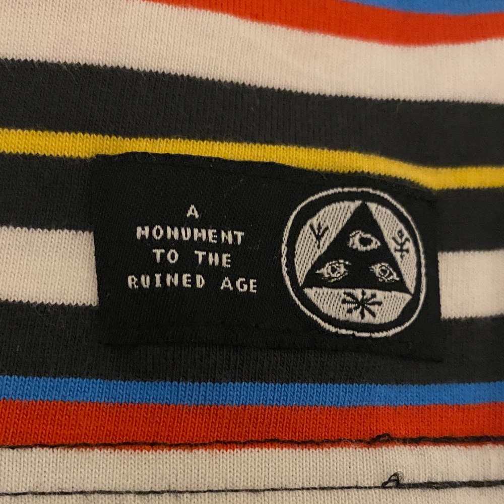 Welcome Striped LS Tee - Picture 6 of 7